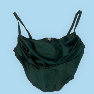 UO Green Corset Top